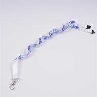 CH Wholesale Sublimation Printing Polyester Lanyards With Logo Custom Certification Keychain OEM ODM ECO Promotion Event Gifts