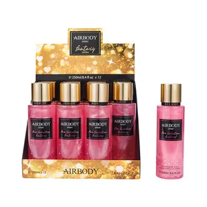 JY Airbody marque OEM/ODM parfum de marque privée 250 ml de haute qualité adapté au cadeau brume corporelle pour les femmes