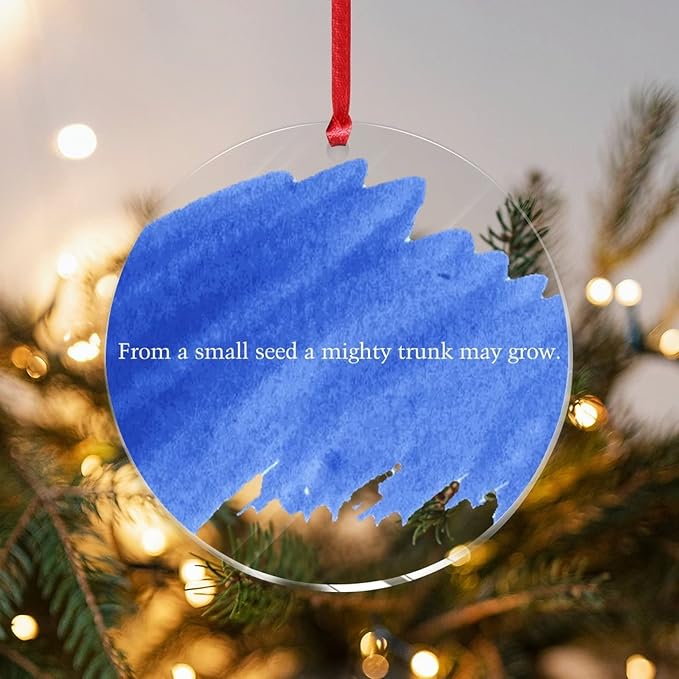 20 Pack Vintage Style Christian Acrylic Christmas Ornaments For