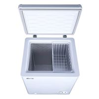 Congélateur horizontal commercial à deux portes de grande capacité 500L, congélateur de haute qualité adapté à la congélation des ingrédients de cuisine