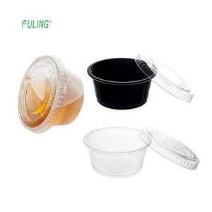 Gobelets à crème glacée jetables en plastique, gobelets à pression, <span class=keywords><strong>de</strong></span> 1 2 5.5 oz,2oz, <span class=keywords><strong>de</strong></span> gelée 50 paquets, pour condiments - Product Image 1