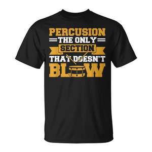 Percussion ส่วนเดียวที่ไม่ระเบิดเสื้อยืดวงเดือน - Product Image 1