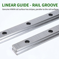Rail de guidage linéaire à billes série EGH, pièces CNC, rails et blocs de guidage linéaire en acier allié EGH15/EG15