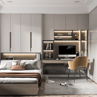 Lits Tatami en MDF Écologiques pour Toute la Maison, Design Moderne et Gain de Place pour Chambre à Coucher, Fabrication Directe, Options de Taille et de Couleur Personnalisables