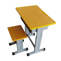Ensemble de bureau et chaise pour étudiants modernes de qualité professionnelle, réglable, avec tiroir