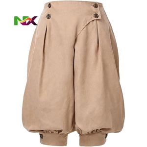 Pantalones Bombachos Medievales para <span class=keywords><strong>Mujer</strong></span>, Pantalones <span class=keywords><strong>Pirata</strong></span>, Disfraz de Cosplay Vikingo Renacentista, Disfraz Holgado de Jinete Campesino - Product Image 5