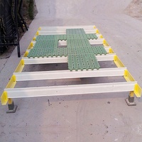 Poutre de support en fibre de verre PRV pour ferme ovrique, abri pour chèvres, sols pour porcs/élevages avicoles, légère, haute résistance, surface lisse, découpe sur mesure