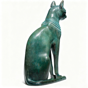 <span class=keywords><strong>Bronze</strong></span> égyptien pour figurine gravée, sculpture artisanale, œuvre d'art, souvenir - Product Image 4