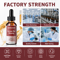 Extrait de Ginseng Rouge Coréen en Gouttes Liquides – Complément Énergétique Naturel à Base de Racine de Ginseng – Boisson Végétalienne pour le Bien-être