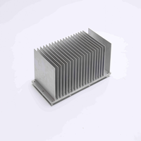 Radiateur de refroidissement industriel en alliage d'aluminium extrudé multi-tailles sur mesure, prix usine, OEM ODM, dissipation thermique