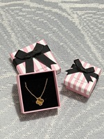 Boîte d'emballage pour bijoux avec couvercle et base, personnalisable avec logo, pochette et boîte d'emballage pour bracelet