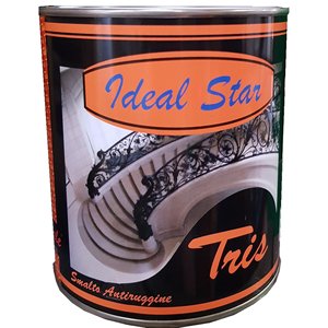 IDEAL STAR 'TRIS' Smalto Antiruggine 0,750 lt - Pelle - Product Image 2