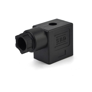 Conector de Bobina Solenoide DIN43650A DIN43650B DIN43650C MPM, Enchufe 2P+E 3P+E IP65 AC/DC con Indicador LED Rojo/Blanco - Product Image 3