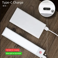 Capteur de mouvement corporel sous la batterie intelligente sans fil de cuisine USB chargeant la lumière de placard LED capteur de mouvement lumière d'armoire