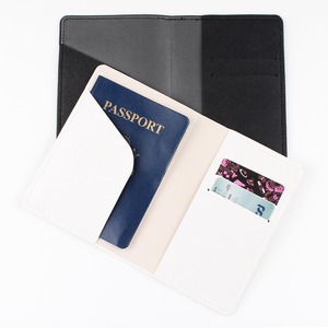 Etichetta per Bagagli e Porta Passaporto in Pelle PU Ecologica di Alta Qualità, Personalizzabile, Lussuosa e Delicata, Nero e Bianco - Product Image 6