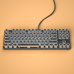 Gaming Mechanical Wired Keyboard 2.4Ghz USB RGB Backlit Blue Red Switch 87 Keys New Plastic Metal Anti-Ghosting <b>PC</b> Laptop Tablet - Product Image 3