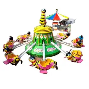 户外儿童游乐园设备机械16自控旋转大黄蜂游乐设施出售