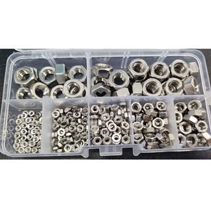 Tuercas Hexagonales de Acero Inoxidable 304 Bengu DIN934 M2 M2.5 M3 M4 M5 M6 M8 Juego de 350 Piezas en Caja para Uso en la Industria de la Construcción - Product Image 2