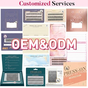 Ensemble <span class=keywords><strong>de</strong></span> <span class=keywords><strong>cils</strong></span> personnalisés <span class=keywords><strong>de</strong></span> marque propre faits à la main 80D/100D - Kit d'<span class=keywords><strong>extension</strong></span> <span class=keywords><strong>de</strong></span> <span class=keywords><strong>cils</strong></span> en grappes ultra-épais à 12 rangées - Product Image 6