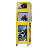 Machine de Nettoyage et Stérilisation Automatique Intelligente Extérieure pour Casques de Moto et de Vélo de Course avec Séchage Intégré