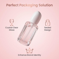 NOUVEAU Flacon pompe cosmétique en verre à parois droites pour crème et maquillage, vide, 30ml, 40ml, 80ml, 100ml