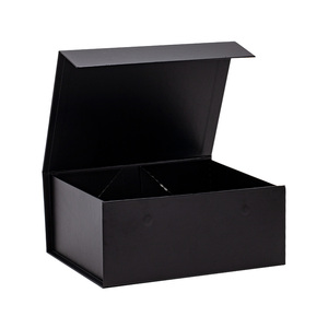 Luxury Scratch Resistance A5 Deep Black Magnetic Gift <b>Box</b> Packaging in Bulk - Product Image 3