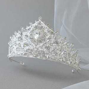 Vente Flash : <span class=keywords><strong>Couronne</strong></span> de <span class=keywords><strong>Mariée</strong></span> Vintage pour Femme, Accessoire de Cheveux Tendance, Coiffe de Mariage, Accessoires pour Chignon - Product Image 4