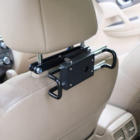 Boîtier de tablette verrouillable en alliage d'aluminium compatible iPad, support antivol robuste pour voiture avec serrure à clé, publicité universelle pour taxi