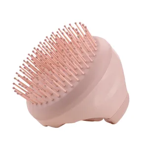 Lohas 2024 New Products Soft Hair Comb Scalp Massage Brush Wheat Straw Handheld Nylon Self Cleaning Detangle Hair Brush