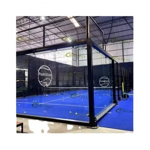 Equipo de Instalación EXITO Disponible, Pistas de Pádel de Alta Calidad, 12 mm de Espesor, Pista de Pádel Panorámica Completa - Product Image 4