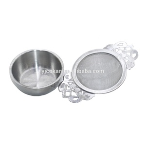 patrón de doble asa de <span class=keywords><strong>café</strong></span> reutilizable té de la leche de la venta al por mayor de encargo de acero inoxidable Infusor de té - Product Image 1