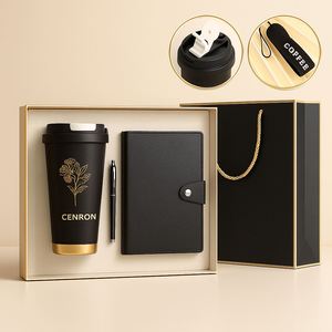 Paquete de Artículos de Papelería y Bebidas Corporativas: Taza de Viaje Antiderrames, Libreta A5 y Bolígrafo, OEM/ODM, Producción Rápida - Product Image 3