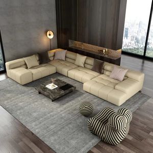 أريكة إيطالية بسيطة حديثة ، صوفا يمكن صنعها بنفسك - Product Image 6