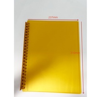Bolsillos transparentes de plástico Pantalla Libro de presentación A4 Archivo de datos con 20 bolsillos Carpeta de archivos de documentos
