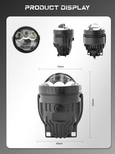Phare antibrouillard à double faisceau VAHID Factory 63 Watts FW323, lentille de phare antibrouillard universelle <span class=keywords><strong>Bi</strong></span> LED pour Toyota, Honda, Ford, Nissan, Lada, Lexus - Product Image 6