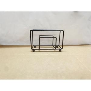 Porte-mouchoirs moderne en métal écologique en fer forgé, porte-papier toilette creux tridimensionnel, gratuit pour la salle de bain, le bureau - Product Image 4