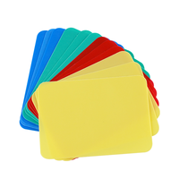 YH Carte de coupe en plastique de casino pas cher Ultra mince 4 couleurs disponibles Carte de coupe de poker en PVC