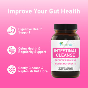 <b>Small</b> MOQ Herbal Extracts <b>Weight</b> Management Vegan Capsules Intestinal Cleanse Capsules Promote Digestion for Adults - Product Image 2