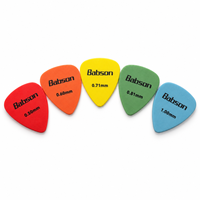 Plectres de guitare POM 0,50-1,00 mm en acétal mat pour guitare acoustique, électrique et basse, logo personnalisé, OEM, vente en gros