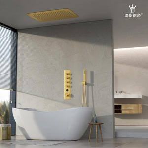 Juego de Ducha Multifuncional de Acero Inoxidable con Agua Fría y Caliente, con Patrón de Rociado Suave para Uso en Baños de Apartamentos - Product Image 1