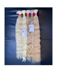 100% Extensions de cheveux humains indiens naturels bruts vierges de haute qualité Remy Hair en gros Bundle cuticule aligné Deep Super Waves - Product Image 2