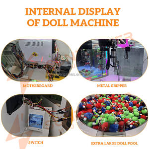 2025 Thiết Kế Mới Lớn 6 Người Chơi Claw Crane Máy Đồng Xu Hoạt Động Arcade Trò Chơi Nhiều Người Chơi Claw Máy Cho Các Trung Tâm Giải Trí - Product Image 4