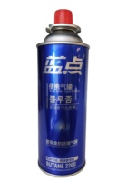 Cartouche de gaz butane pure à 99 %, 250 g, portable, jetable, vente en gros, fabricant de gaz