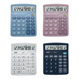 מחשבון חשבונאי D612 מקורי מבית החרושת, בעל 12 ספרות, סוללה כפולה, אנרגיה סולארית, צג LCD גדול, בעל תווי תקן CE ו-ROHS. - Product Image 1