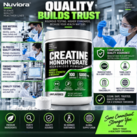 OEM Private Label Micronized Creatine Monohydrate Poeder voor Volwassenen 500g 100 Porties Spierkracht en Herstel Ondersteuning