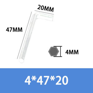 Clé hexagonale à tête <span class=keywords><strong>plate</strong></span> en L en acier inoxydable métrique de 3mm 4mm 8mm Clé Allen à bout sphérique DIN911 - Product Image 6