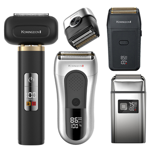 Afeitadora Eléctrica Recargable de Triple Cuchilla Recíproca para Hombres, Afeitado Suave e Indoloro para Cara y Barba, Uso Doméstico y Hotelero - Product Image 1
