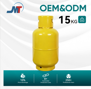 Bombola di Gas GPL Domestica da 15KG Conforme agli Standard ODM&OEM, Capacità 35.5L, Certificata ISO 9001, Personalizzabile per Esportazione Globale - Product Image 1
