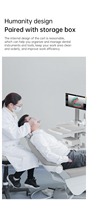Chariot dentaire portable Likaymo avec tiroir, support pour scanner, hôpitaux, cliniques, salons de beauté, garantie 5 ans, roues à frein de 3 pouces