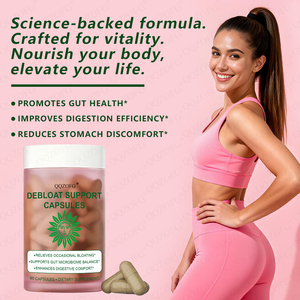 Kapsul Penunjang Kesehatan Usus Baru, Ekstrak Jahe, Ekstrak Slippery Elm, Daun Peppermint, 60 Kapsul - Product Image 3